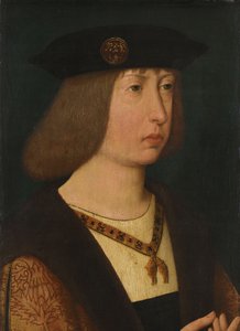 ブルゴーニュ公フィリップ・ザ・フェアの肖像 フィリップ フェア (1478-1506)、オーストリア大公、ブルゴーニュ公