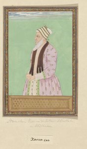 スルタン・アブドラの時代に宰相を務め、アブル・ハサンの時代にも宰相であるシャルザ・カーンの肖像 作： Anonymous