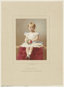 オランダの女王ヴィルヘルミナの肖像