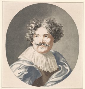 画家シモン・デ・ヴォスの肖像 作： Anonymous