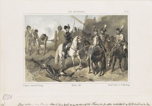 フルーラスの戦いでのウィリアム王子、1794年 作： Anonymous