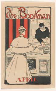 ブックマン誌の 1896 年 4 月号の広告 作： Anonymous