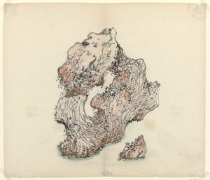 岩の露頭 作： Anonymous