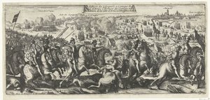 Ruitergevecht bij Arras、1640 アラス包囲攻撃でのスペイン人の敗北、船団の到着、王の服従へのアラス市の降伏 (オブジェクトのタイトル) 作： Anonymous