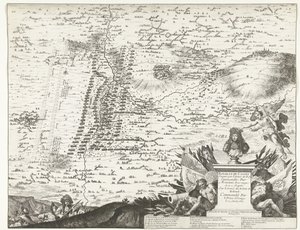 スラグ・ビ・カッセル、1677年 カッセルの戦い 1677 年 4 月 11 日にオラニエ公が指揮するホランド領地の軍隊で、陛下の唯一の兄弟が指揮する国王軍が勝利 作： Anonymous