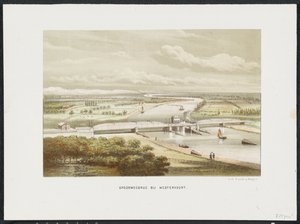 ウェスターフォールトの鉄道橋、1846 年 Westervoort の鉄道橋 (オブジェクトのタイトル) オランダの主要鉄道橋（シリーズタイトル） 作： Anonymous