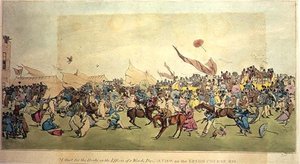 エプソムまたは風の強い日の影響、1820年の始まり 作： Anonymous