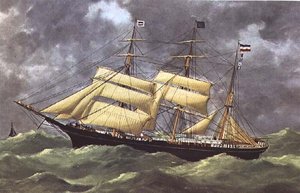 The Barque Dora（print） 作： Anonymous