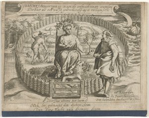 パンフレットのタイトル ページ: Maechts antwoort aan, op, en aen, de aenspraeck van een courtisaen / Die haer als een false gegrocht, tong-erg te verleijen socht, 1617