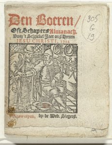 タイトルページ: Den Boeren / Oft Schapers Almanach Voor 