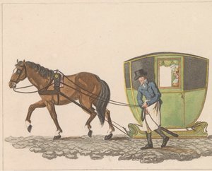 トゥースレード、1810～1825年 Sleede または Slee の名前で缶詰にされた雇用されたそり (オブジェクトのタイトル) 作： Anonymous