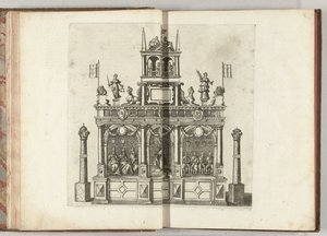 カール 5 世皇帝とのシーン、1594 年 作： Anonymous