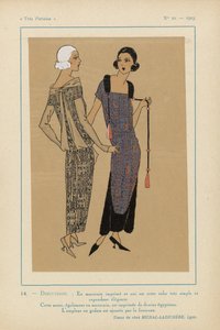 非常にパリジャン、1923年、No 10: 14.- DISCUSSION. - 印刷されたモロッコ...