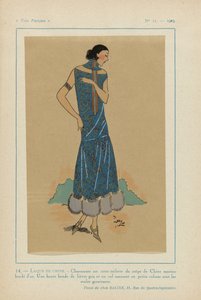 非常にパリジャン、1923年、No 11: 14. - 中国のラッカー。 - 魅力的なのはこのトイレ... 作： Anonymous