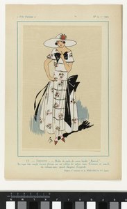 非常にパリジャン、1923年、No 5: 17.- SHYNESS. - 1.ベールドレス...