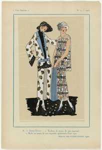 非常にパリジャン、1923年、No 5: 9.- SANS-SOUCI. 1.ジャージースーツ… 作： Anonymous