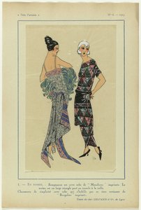非常にパリジャン、1923年、No 6：1 - 夕方。 - このドレスは豪華です...