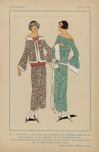 非常にパリジャン、1923年、No 8: 4. - COQUETTES. / 短いジャケット...