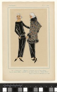 非常にパリジャン、1923 年、No 9: 8. - シンプルさ。 - エレガントで控えめ... 作： Anonymous