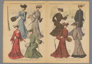 La Mode du Petit Journal、1902 年 11 月 10 日の 2 ページ 作： Anonymous