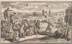 風交渉の結果、1720 年 Uytslag der Wind Negotie (オブジェクトのタイトル) The Great Table of Folly (シリーズタイトル) 作： Anonymous