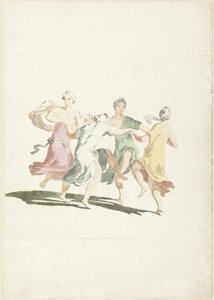 踊る 4 人の女性