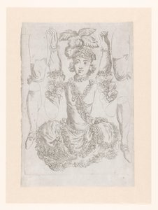女性の引き人形