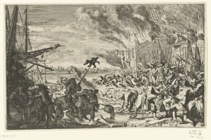 水辺の村の残虐行為、1672 作： Anonymous