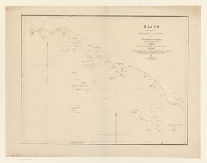 スマトラ西海岸の海図 Tapanoely から Sinkel までのスマトラ島西海岸の一部の地図 (オブジェクトのタイトル)