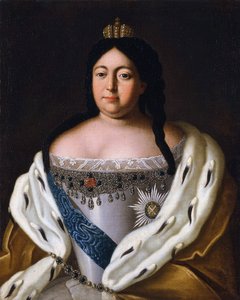Anne (imperatrice de Russie) Anna Ivanovna - Portrait of Empress Anna Ioannovna (1693-1740) par Anonymous 作： Anonymous Anonymous