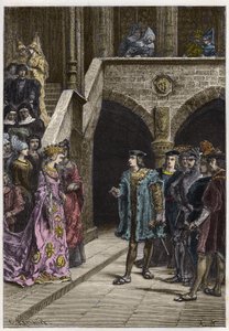 シャルル8世とアンヌ・ド・ブルターニュ - 国王シャルル8世（1470-98）とブルターニュ王妃アンヌの会見 - フランソワ・ギゾー作「L