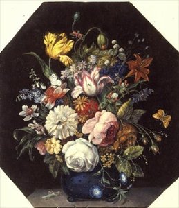 オランダの花の静物画 作： Anonymous Anonymous