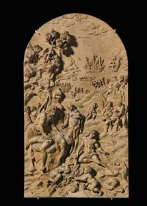 8つの彫刻が施されたレリーフ、チェリー...（レリーフ）