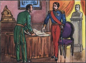 皇帝ナポレオン3世（1808-1873）とジョルジュ・オスマン男爵（1809-1891） 「Collection des souverains et chefs d