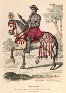 フランス王フランソワ1世（1494～1547年）の騎馬像 - フランス王フランソワ1世（1494～1547年）の騎馬像 - 個人蔵 作： Anonymous Anonymous