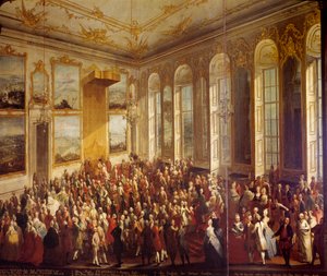 1857年のマリー・テレーズ・イエーレ軍事騎士団創立100周年の際のフェット 匿名の絵19世紀のウィーン、美術史博物館 作： Anonymous Anonymous
