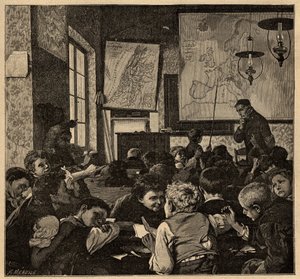 フィン・ド・クラッセ - 学校 - 彫刻 1890年 作： Anonymous Anonymous