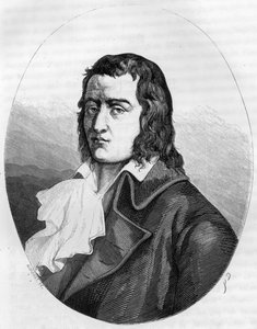 フランス革命"Francois Babeuf dit Gracchus (1760-1797) French Revolutionary "の肖像-Dupray de La Maherieの "Le Livre Rouge - Histoire De L