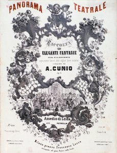 Errico Petrellaの『Elmava or The Siege of Leiden』の扉絵。 作： Anonymous Anonymous