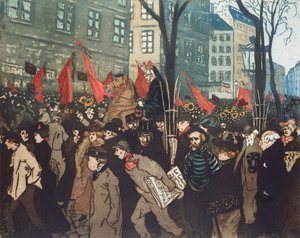 クレマンス・ルイーズ・ミシェルの葬儀、1月22日 作： Anonymous Anonymous