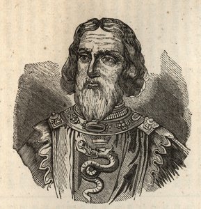 Galeas I Visconti - Galeazzo I Visconti - galeazzo primo visconti - 1277-1328 - エングレービング 作： Anonymous Anonymous