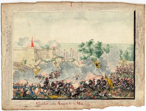 1828年から1829年にかけてのルッソ・トルコ戦争 - 6月23日のアナパ要塞の攻略 作： Anonymous Anonymous