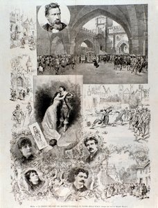 スカラ座で上演されたポンキエッリ作のオペラ「マリオン・デロルム」の挿絵 作： Anonymous Anonymous