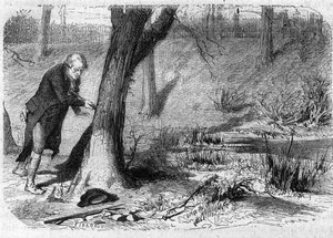 JEAN-MARIE ROLAND DE LA PLATIERE イギリスの政治家、自分の剣で倒れて自死する瞬間を描いたもの - Jean Marie Roland, Viscount de la Platiere (1734-1793) の自死 - Alphonse de L.による「Histoire des Girondins」のエングレーヴィング。 作： Anonymous Anonymous