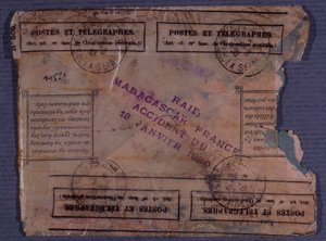 マダガスカル・フランス襲撃事件（1930年1月18日の事故）からの最後の手紙 作： Anonymous Anonymous