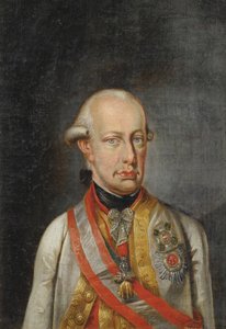 Leopold II Empereur des Romains - Neoclassicism : 神聖ローマ皇帝レオポルド2世（1747-1792）の肖像、匿名、1780年頃。キャンバスに油彩、34x23.5cm。個人蔵 作： Anonymous Anonymous