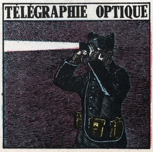 光信号：光電信。1925年の匿名のイラスト。個人蔵。 作： Anonymous Anonymous
