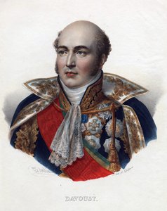 ルイ・ニコラ(Louis-Nicolas) Davout (1770-1823), フランスの元帥 - 匿名 - 1835 - リトグラフ、水彩 - 32x24 - プライベート・コレクション