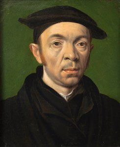 男性の肖像 1550年頃 銅に油彩 作： Anonymous Anonymous