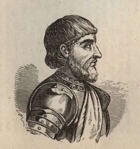 Matteo secondo Visconti (Mathieu II Visconti) - Matteo II Visconti - 1319-1355 - engraving - 彫像 作： Anonymous Anonymous